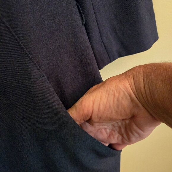 MM Lafleur Etsuko Dress First Green Pockets 3/4 Sleeve Designer Size 2 - Picture 5 of 7